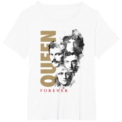 Kaos Resmi Queen Faces Ink Forever |49t1KwMZ|