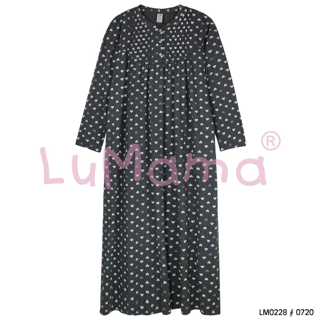 LuMama Daster Gamis Wanita Lengan Panjang / LM0228 0720