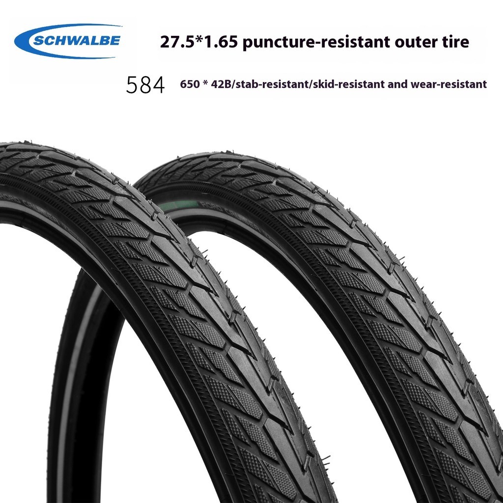 Ban Schwalbe anti bocor 584(650x42B)27,5 X1,65 Ban sepeda gunung jarak jauh anti aduk |MesxVlLw|