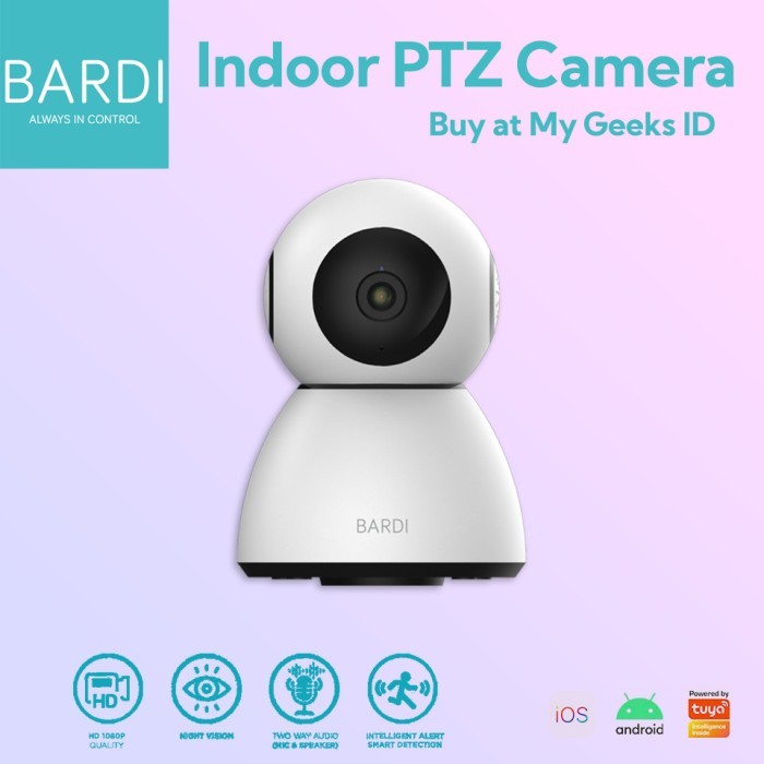 Bardi Smart Indoor PTZ Camera CCTV WIFI
