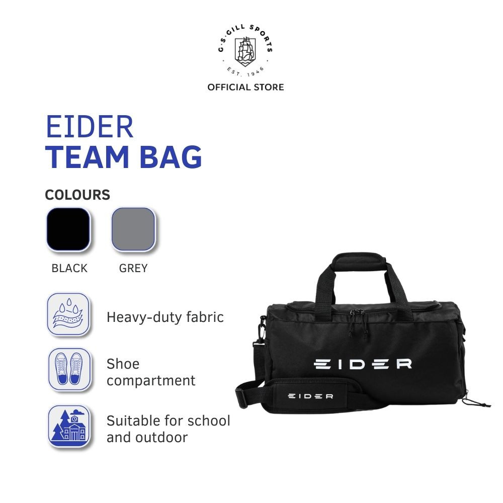 Eider Duffel Bag 26L / 23L Gym Bag 600D Polyester Sports Bag with Shoe Compartment & Mesh Pocket |zE