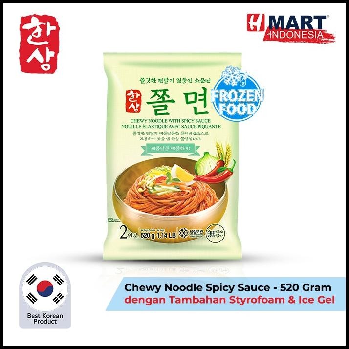 

Hansang Chewy Noodle Spicy Sauce Dengan Styrofoam Dan Ice Gel