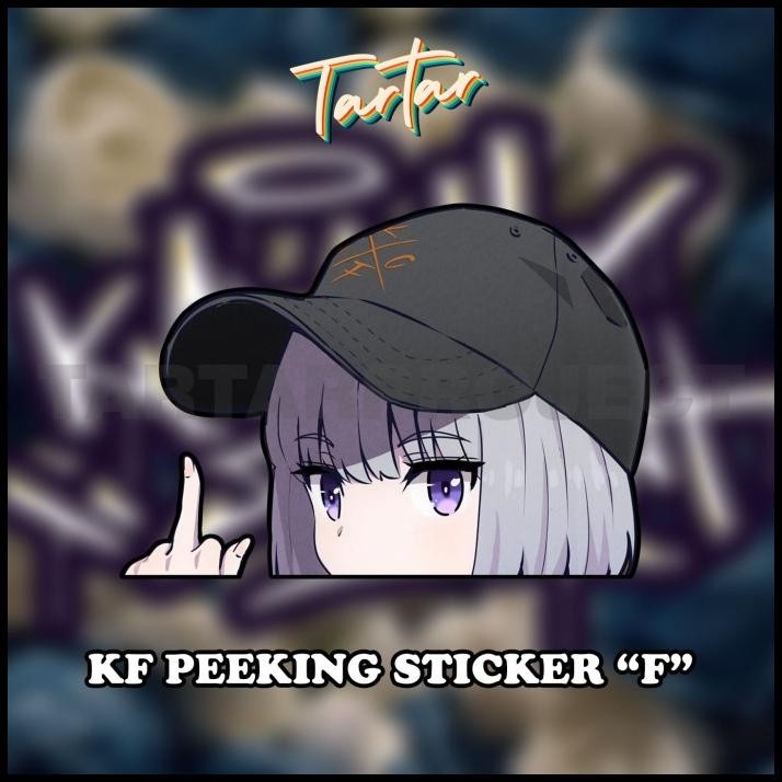 

BEST DEAL STICKER VINYL KF PEEKING "F