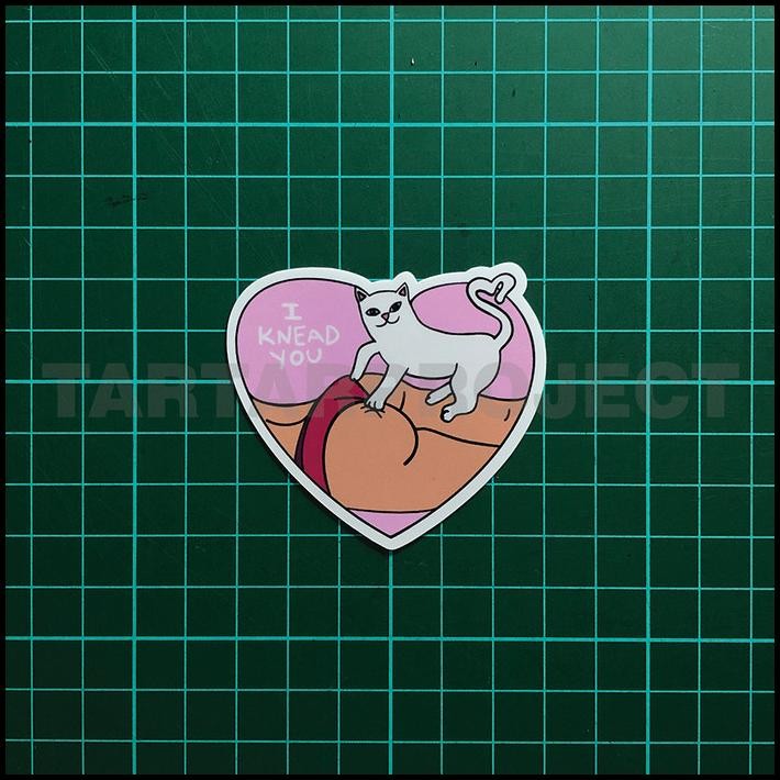 

HOT DEAL STICKER STIKER VINYL - I KNEAD YOU LIGHT !!!!!