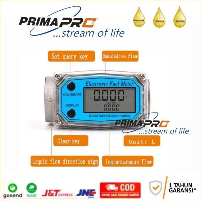 Flow meter Oli digital Flow meter solar Digital flow meter liquid 1 in