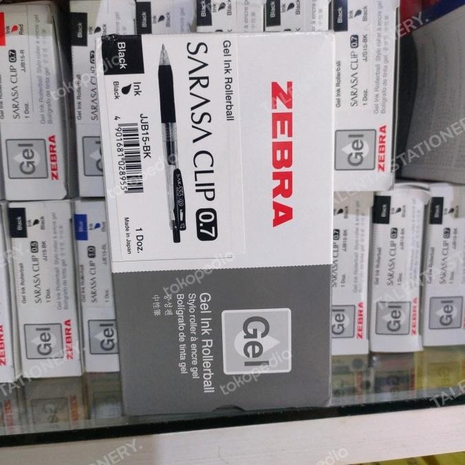 

Pulpen Sarasa 0,7 Black Harga 1 Lusin Isi 12 Pcs Original Promo Diskon