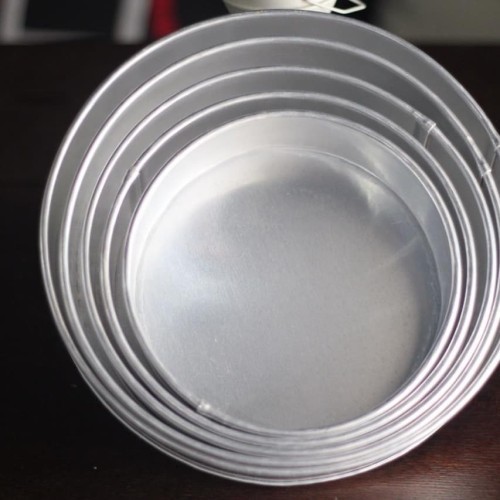 

Loyang Alunium Bolu bulat 20 x 4 cm Kuat Tebal 8mm Cake Pan Mould