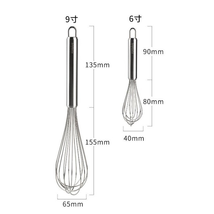

Forbake Whisk Stainless Steel / Pengocok Telur Stainless Steel