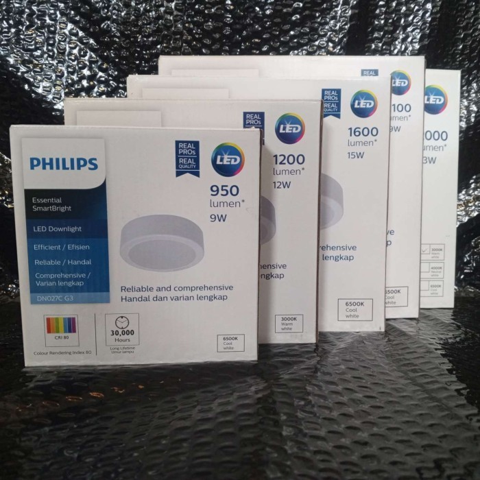 NEW PHILIPS DN027C Lampu LED Downlight Outbow Tempel Plafon Baut Dak