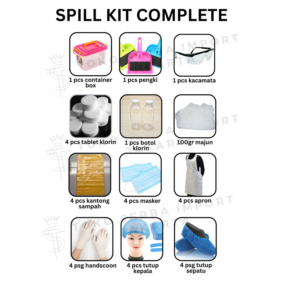 Diskon Spill Kit / Apd Rumah Sakit - Set Complete