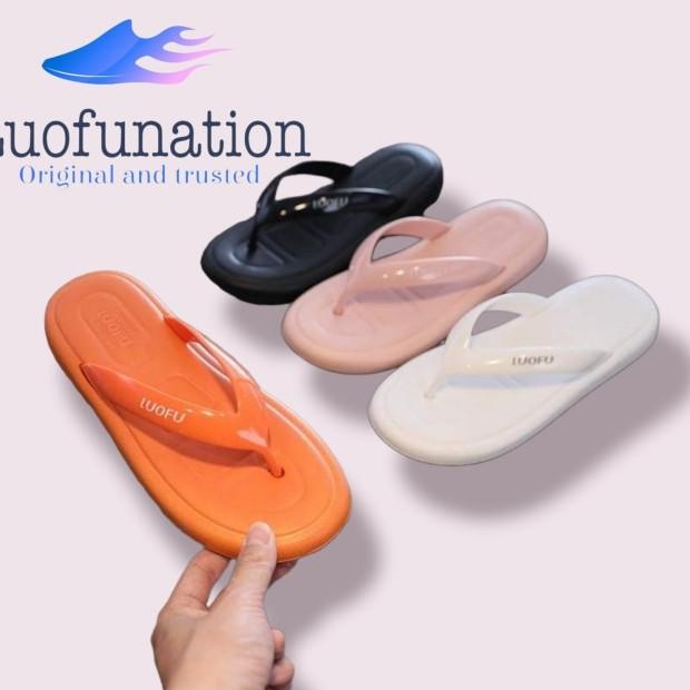 Luofu E 7196 - Bw6W Size 36-40 Sandal Jepit Jelly Wanita