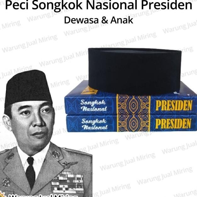 Peci Dewasa & Anak Songkok Hitam S Kopiah Bayi Anak Laki Sd Smp Remaja