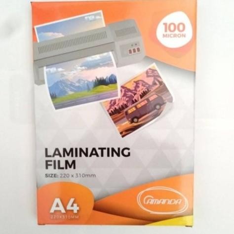 

Terlaris Plastik Laminating A4 Amanda 100 micron - 100 lembar 220 x 310 cm SALE