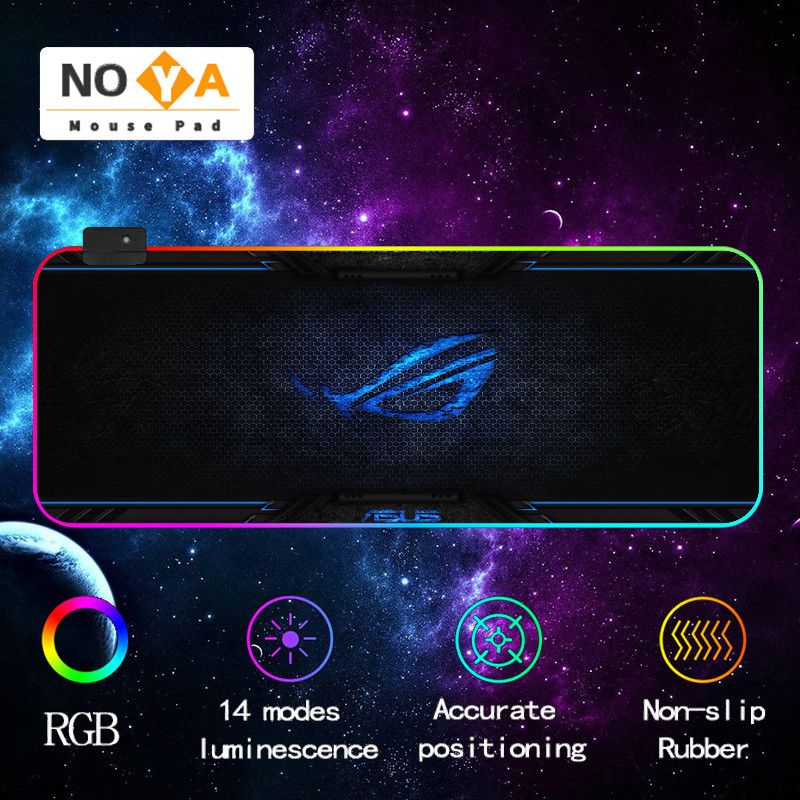 [AUSA APPLE] Alas Mouse Gaming NOYA Untuk Mouse Komputer Besar Alas Mouse RGB Besar Kecepatan XL Key