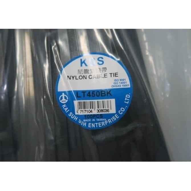 

Kabel Ties KSS / Kabel Ties 45cm LT450BK/WH (450 x 8mm) Hitam Putih