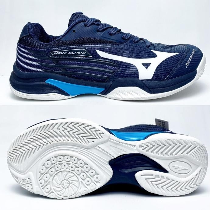 sepatu badminton mizuno wave claw 2 super premium - sepatu mizuno badminton sky blaster