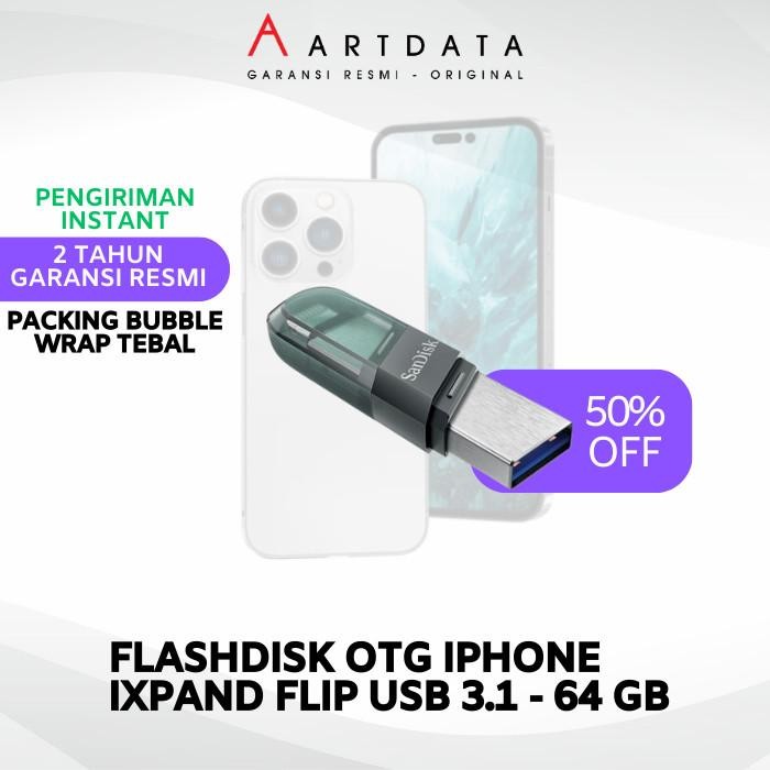 Ixpand Flip Flash Drive Sandisk 256Gb Otg Usb 3.1 For Iphone 256Gb