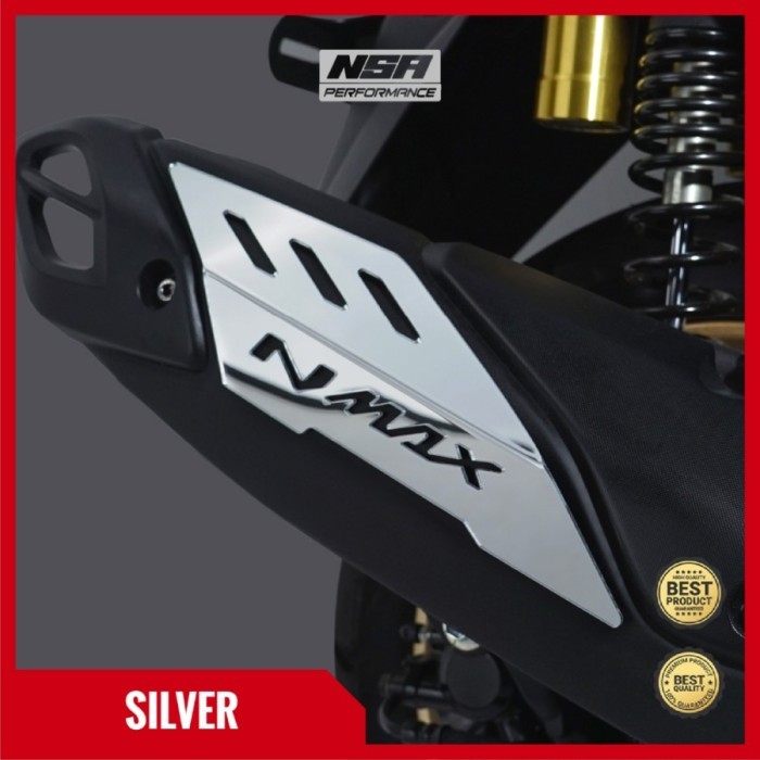 Garnish Knalpot Nmax New N-Max Neo-Neo S Turbo Tech Max 2020-2024 Gen 2 & 3 Bahan Akrilik Mirror