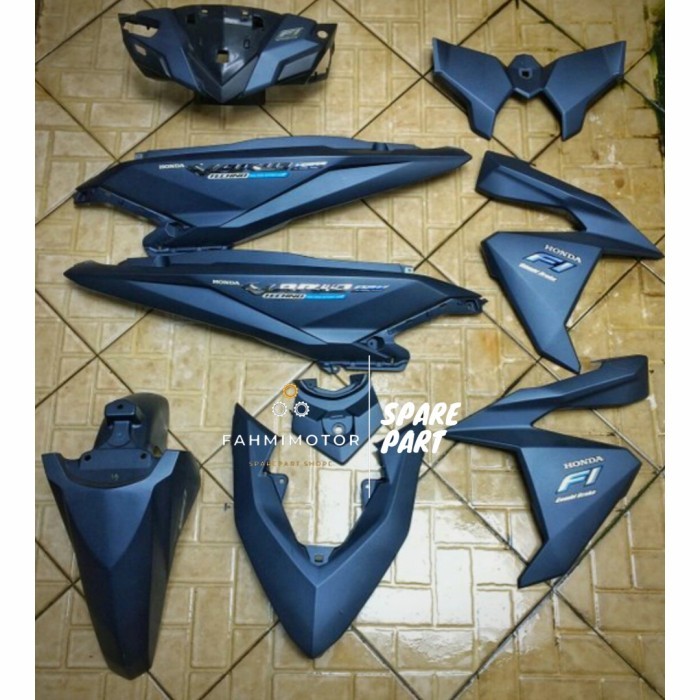 Full Body Halus Honda vario 125-150 led lama tahun 2016-2017 Biru doff