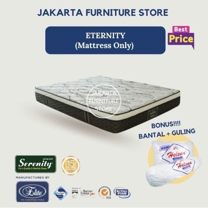 Promo Springbed Elite Serenity Eternity Uk.160x200 (Mattress Only)