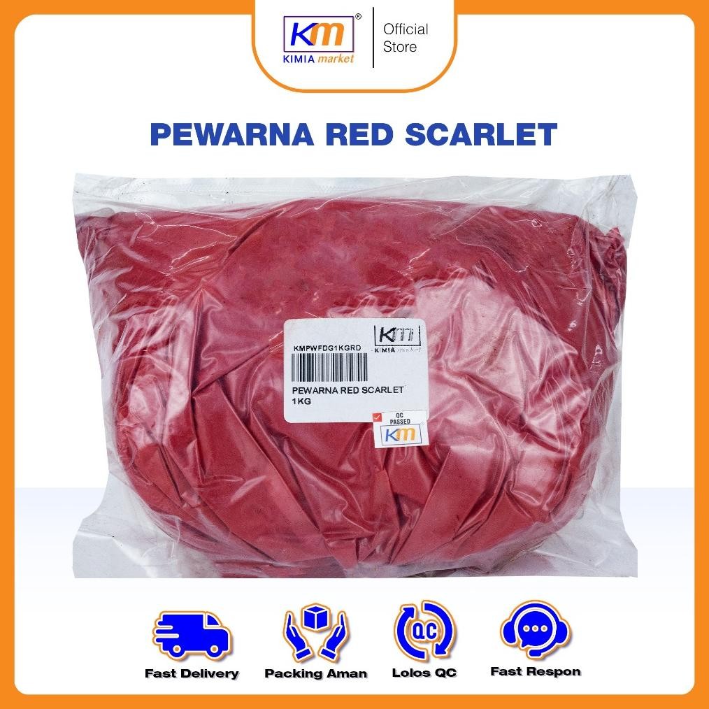 

Pewarna Makanan Warna Red Scarlet 1kg / Food Color Merah Scarlet / Powder Food Grade / Pewarna Kue / Pewarna Minuman