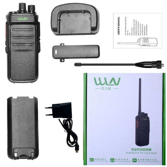 HT WLN C1000 Jarak Jauh Ready 10km-15Km Walkie Talkie Power 10 watt Ba