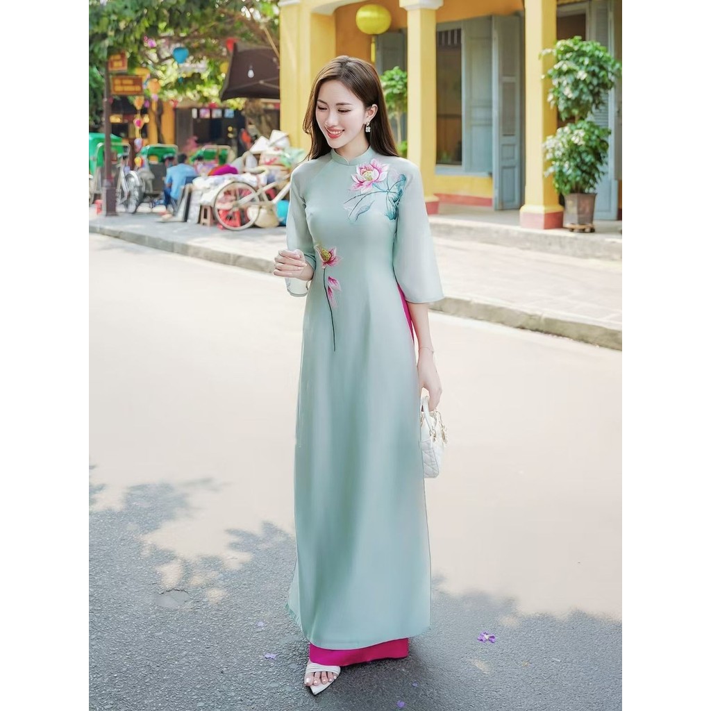 Celana Kaki Lebar Harian Wanita, Baju Cheongsam Panjang