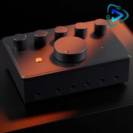 Fosi Audio PH05 Amplifier Headphone Splitter 5 Channel Independent Control - Aluminium Alloy