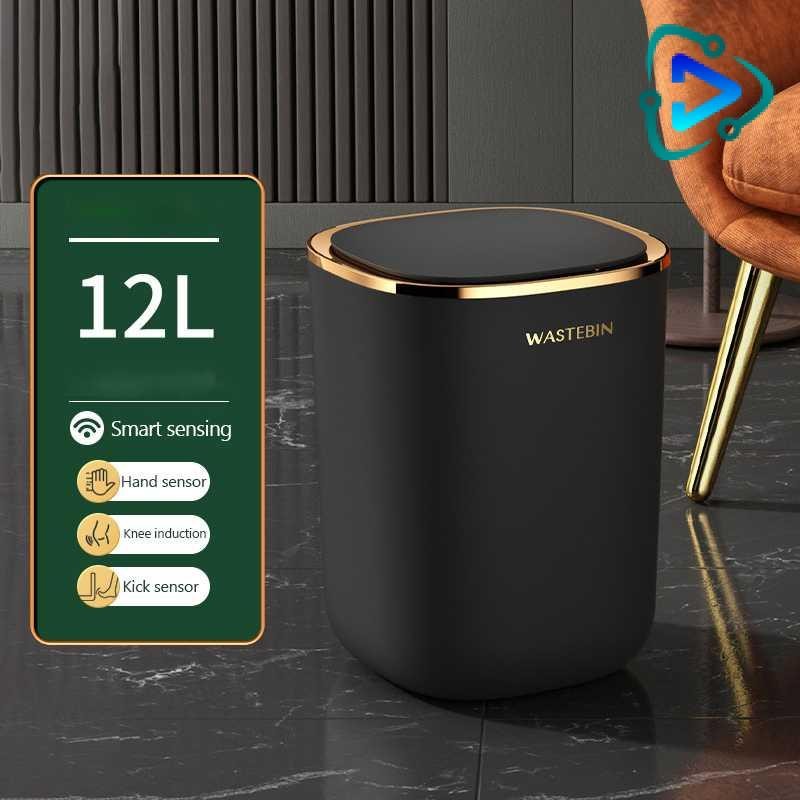 JAYPS Tempat Sampah Pintar Sensor Smart Dustbin Battery Power 12L - JY12
