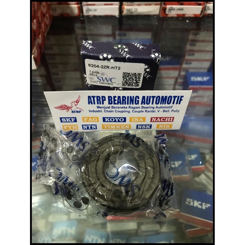 DISKON BALL BEARING 6204 2ZR HT2 SWC GERMANY HIGH TEMPERATURE !!