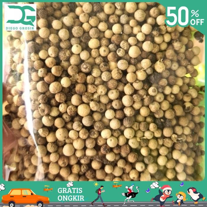 

BAHAN ALAMI LADA PUTIH UTUH 500GR - MERICA PUTIH - BIJI LADA PUTIH BY DIEGO GROSIR BEST PRODUCT!!