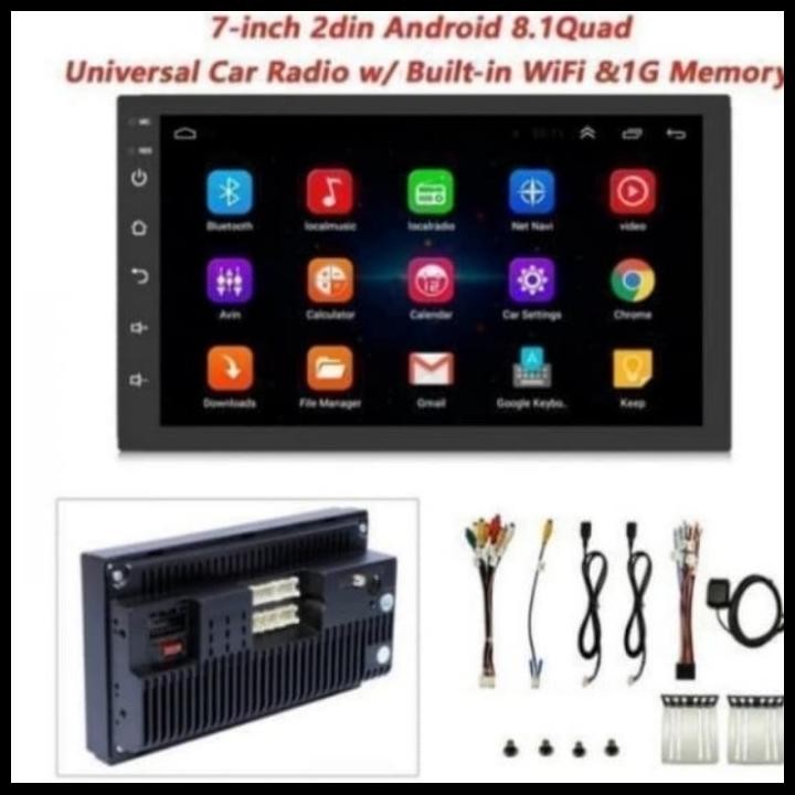 DISKON HEAD UNIT DOUBLE DIN 7" INCH TAPE MOBIL RUSH/TERIOS ANDROID GPS 