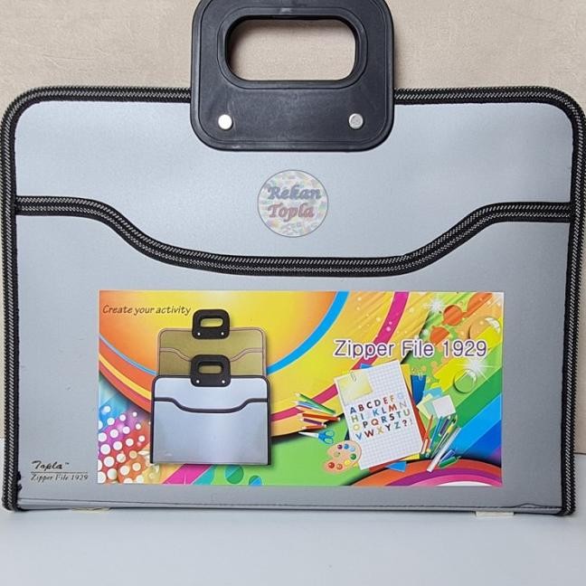 

TERBARU DOCUMENT BAG FOLIO / TAS DOKUMEN RESLETING / F4 / MEREK TOPLA