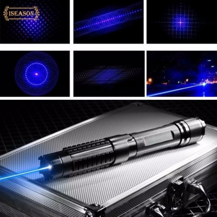 Terlaris Blue Laser Pointer Bisa Bakar/Laser Biru Bakar 50.000Mw Laser Nelayan
