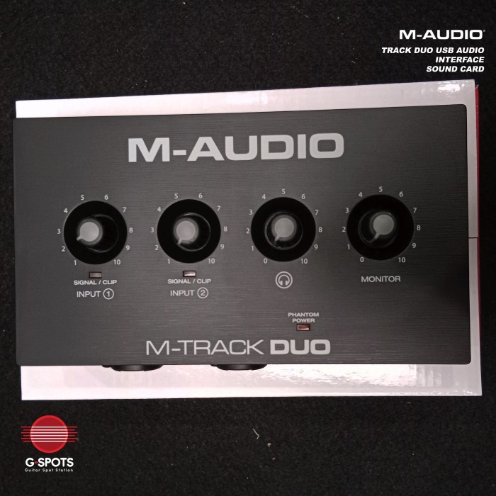 Ready Stock M-Audio M-Track Duo Usb Audio Interface Sound Card