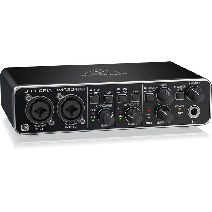 Ready Stock Behringer Umc204Hd - Umc-204Hd - Umc 204 Hd Pt