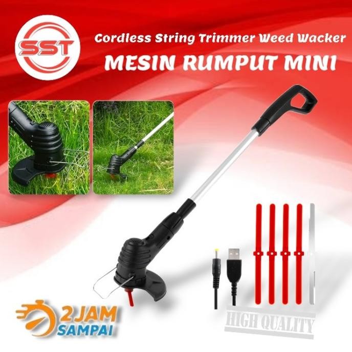 Mesin Potong Rumput Batrai Cordlles Mesin Potong Rumput listrik Mini