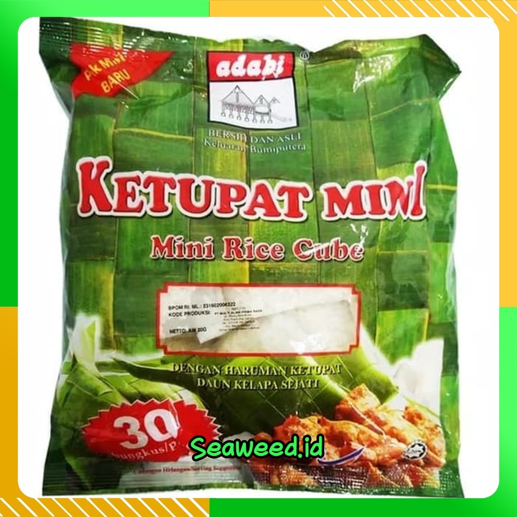 

Ketupat Mini Adabi isi 30 pcs ketupat Promo Halal Praktis