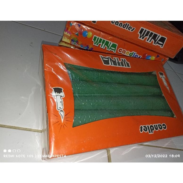 JHY lilin ulir natal(12pcs)lilin christmas besar|lilin ibadah natal|lilin natal tinggi