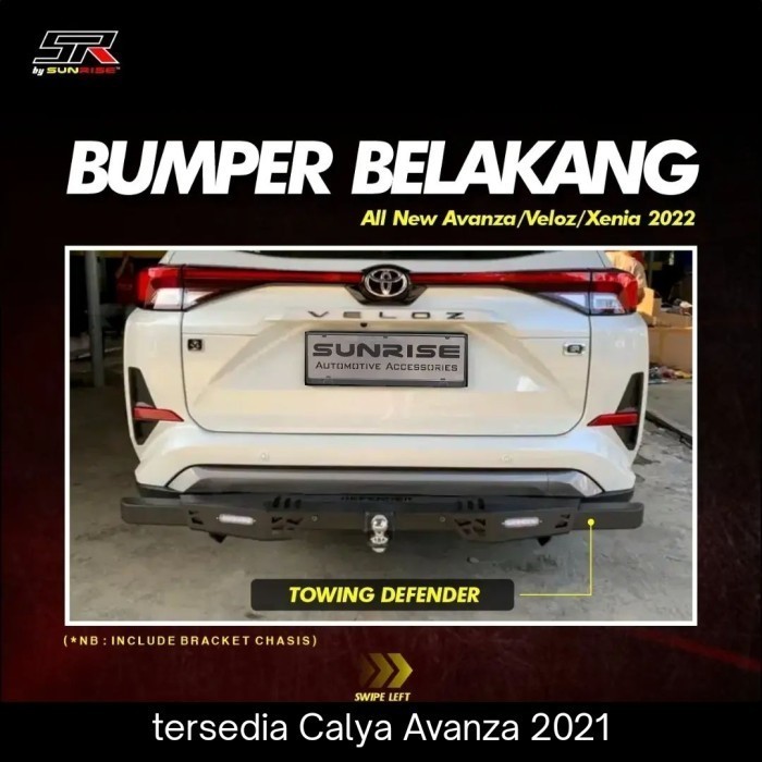 Towing bar bumper tanduk belakang innova reborn venturer