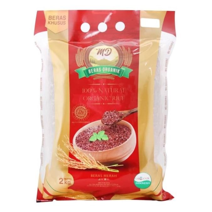 

Organic Red Rice Kupas Kulit - Beras Organik - Beras Merah - MD 2kg MRS04