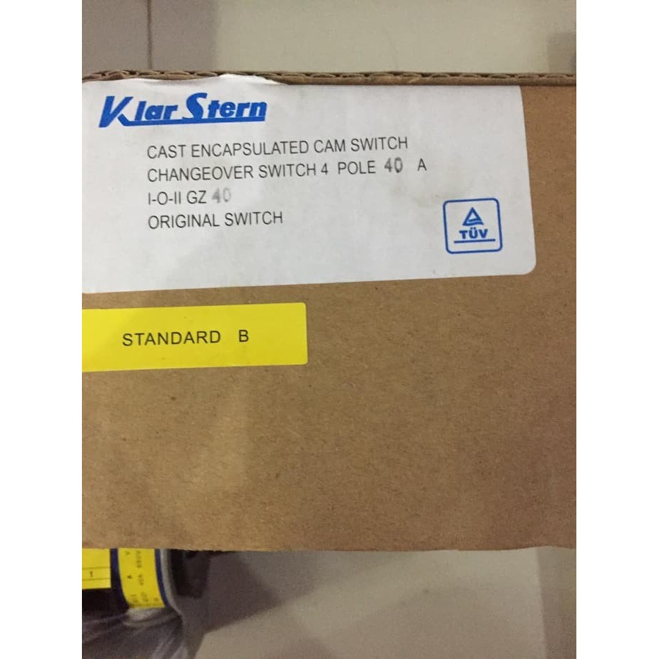 OHM Saklar 40A KS Klarstern (Cam Switch Starter)