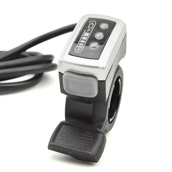 Tombol Gas Sepeda Skuter Listrik Indikator Aki 36V 48V Original