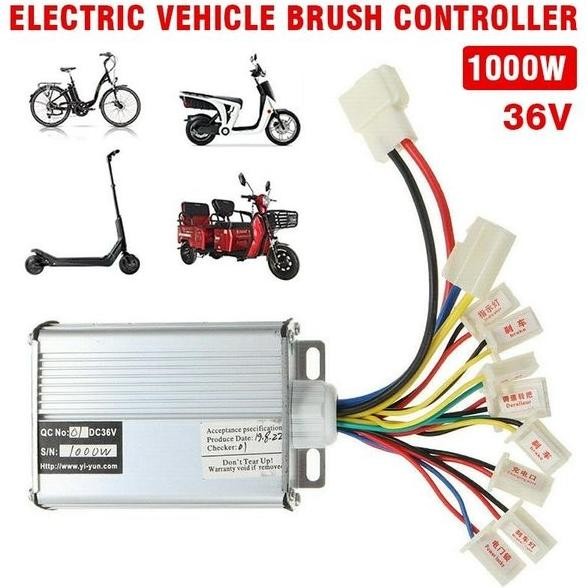 Controller Modul Sepeda Skuter Listrik 36V 1000W 36 Volt 1000 Watt Original