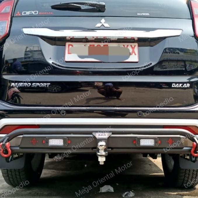 Towing bar Cobra style pengaman belakang All New Pajero Sport 2023