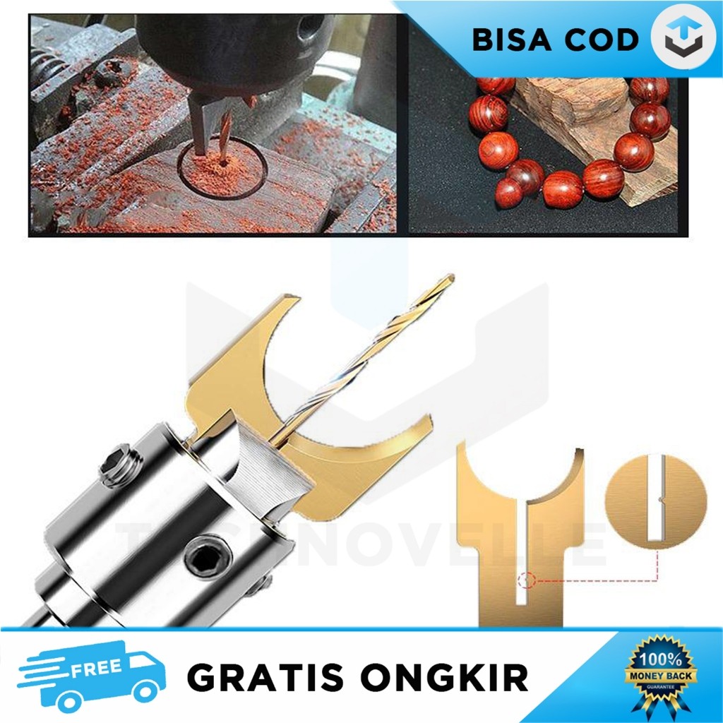 MATA BOR BOBOK KAYU BULAT TASBIH PENGRAJIN KAYU BAHAN BESI DRILL BIT