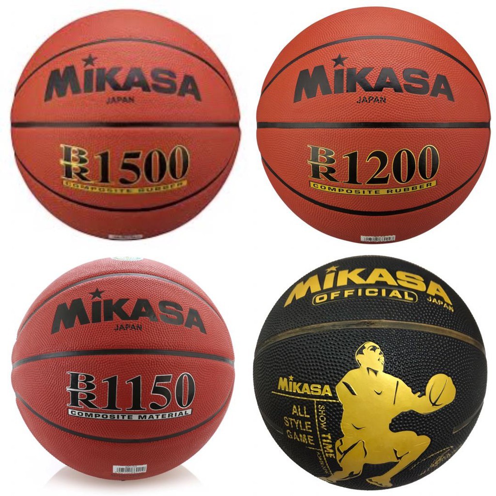 Bola Basket Mikasa Ukuran 7 BR1150 /1200 / 1500 / Hitam |902C26A1|