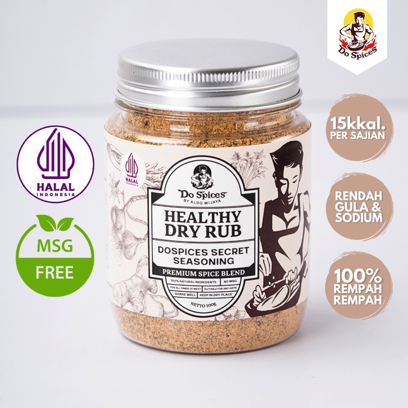 

Dospices Healthy Dry Rub Bumbu Marinasi Rendah Kal [Secret Seasoning]