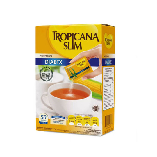 

Tropicana Slim Sweetener Diabtx 50 Sachet - Pemanis untuk Diabetesi