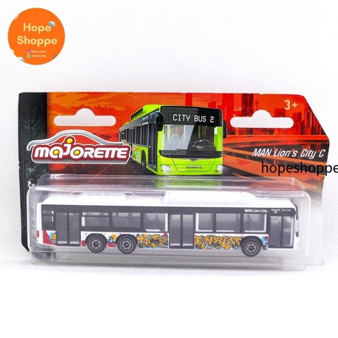 Majorette City Bus MAN Lion's City C Metro Express Original Diecast Bis Kota